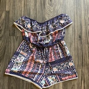 Strapless Romper